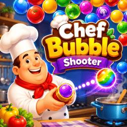 Happy Chef Bubble Shooter Games