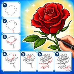 Learn To Draw Color By Steps Games